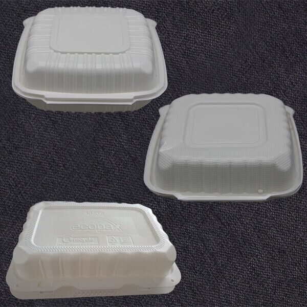 Biodegradable Clamshell Take Out Food Containers