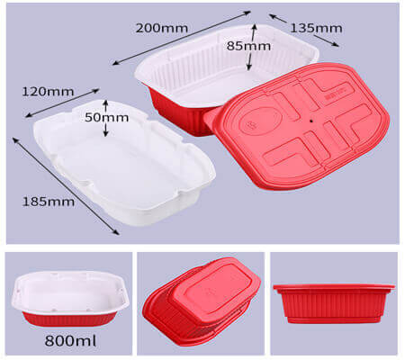 Convenient Self-Heating Lunch Box, Food Container For Your Traveling